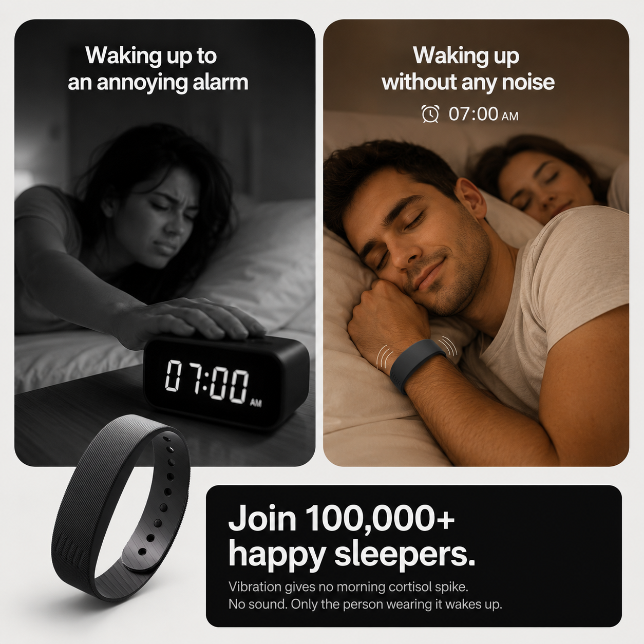 Aurora Silent Wake-Up Alarm