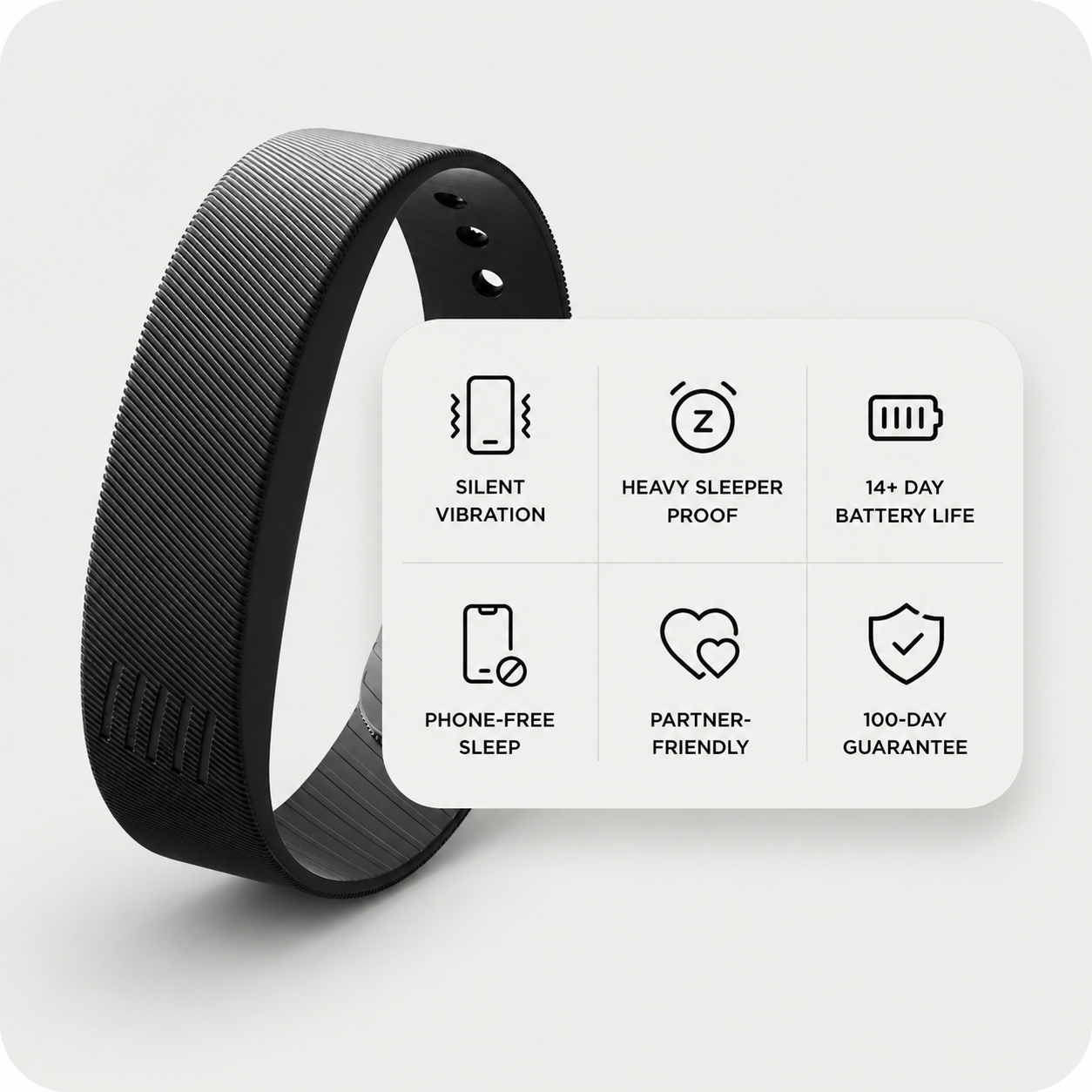 Aurora Silent Wake-Up Alarm
