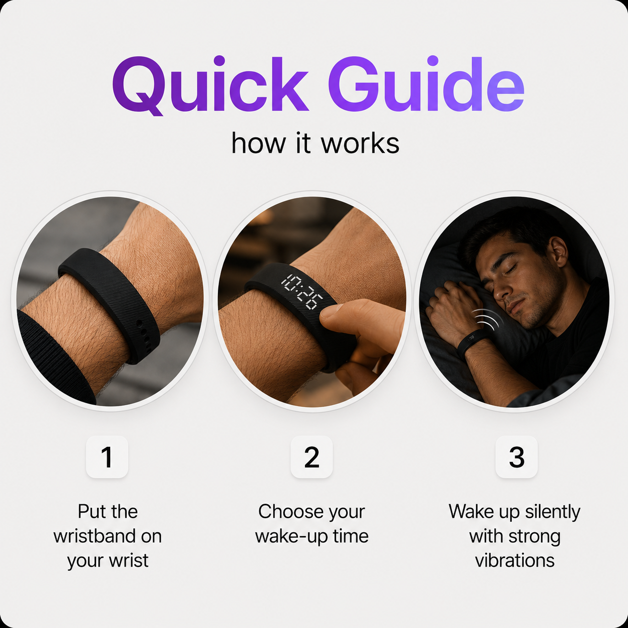 Aurora Silent Wake-Up Alarm